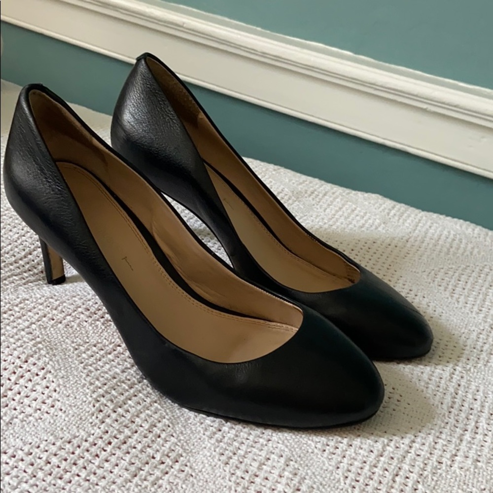 Banana Republic Black Leather Heels